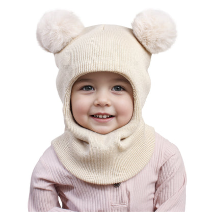 Kids Fleece Lined Earflap Hat & Scarf Set Additional Image 4