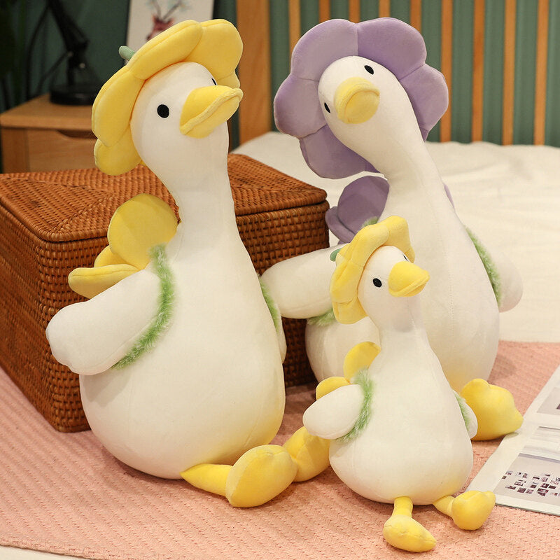 Flower Duck Plush Pillow: Cozy Cuddles for Kids Additional Image 4