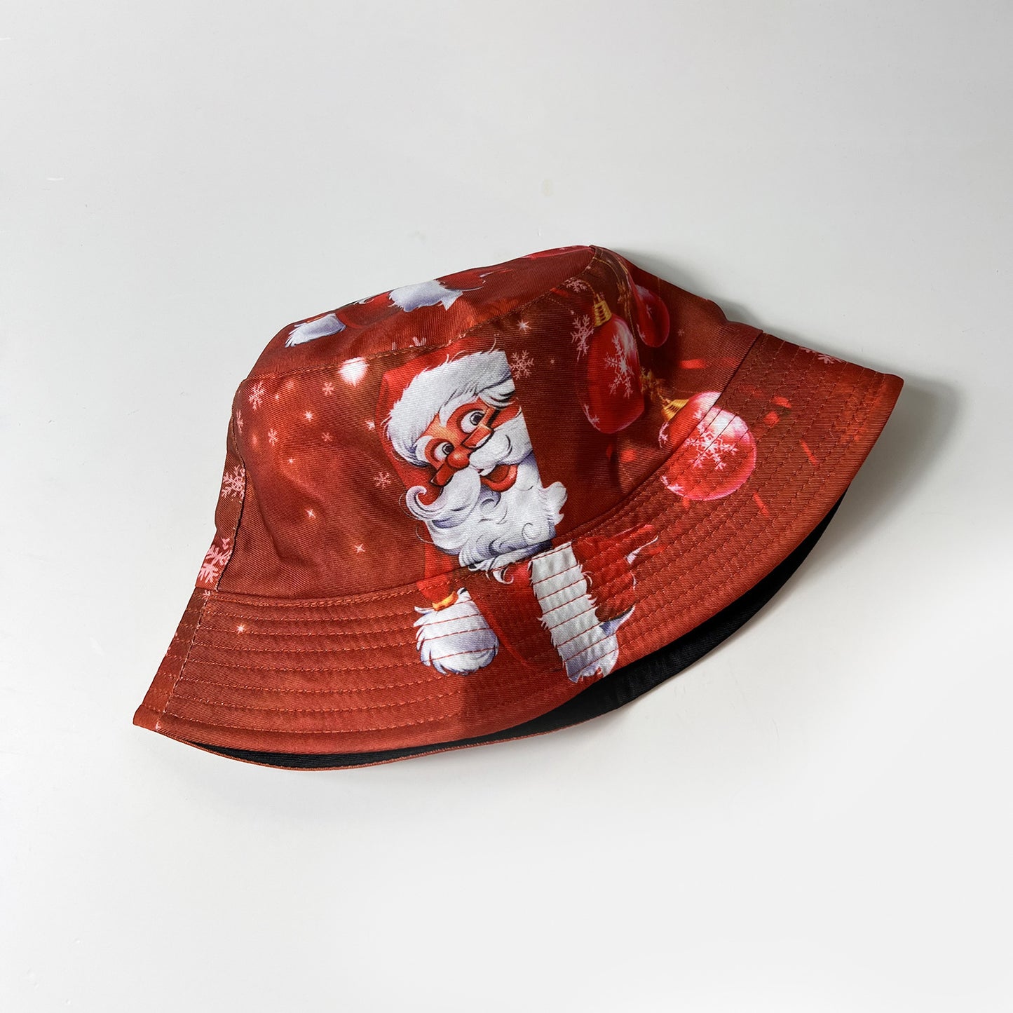 Festive Santa Claus Fisherman Hat - Unisex Holiday Style Additional Image 4
