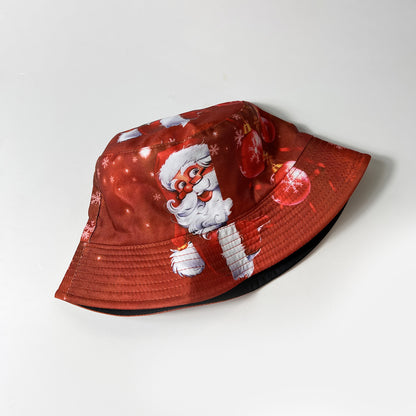 Festive Santa Claus Fisherman Hat - Unisex Holiday Style Additional Image 4