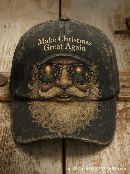 Men's Festive Digital Print Baseball Cap Additional Image 4