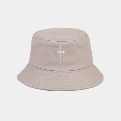 Retro Peace Embroidered Fisherman Hat Additional Image 4