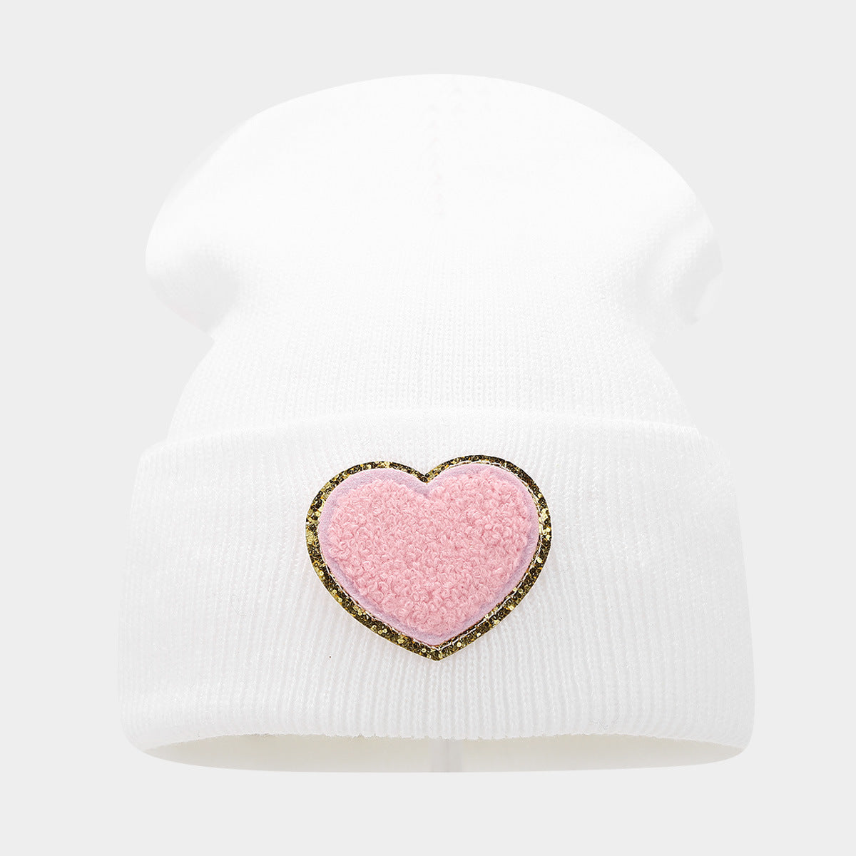 Chic Knitted Wool Hat with "Love" Label - Cozy & Stylish Additional Image 4