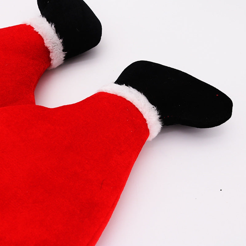 Funny Red Leg Santa Hat - Festive Holiday Fun Additional Image 4