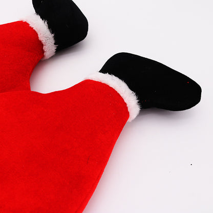 Funny Red Leg Santa Hat - Festive Holiday Fun Additional Image 4