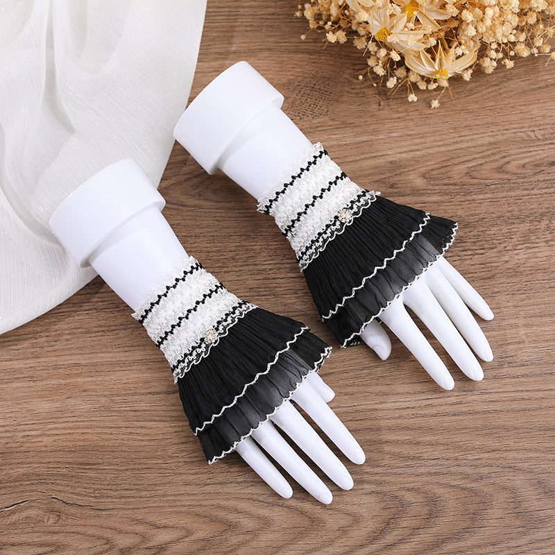 Lace Bell Sleeve Detachable Cuffs for Women Additional Image 4