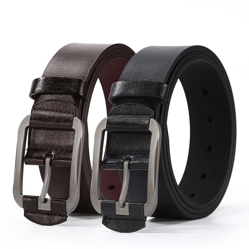 Men's Leather & TPU Business Casual Belt - Pin Buckle Additional Image 4