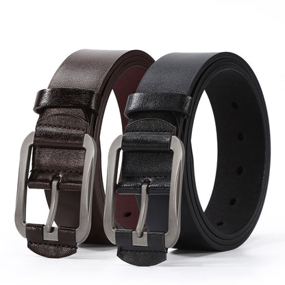 Men's Leather & TPU Business Casual Belt - Pin Buckle Additional Image 4