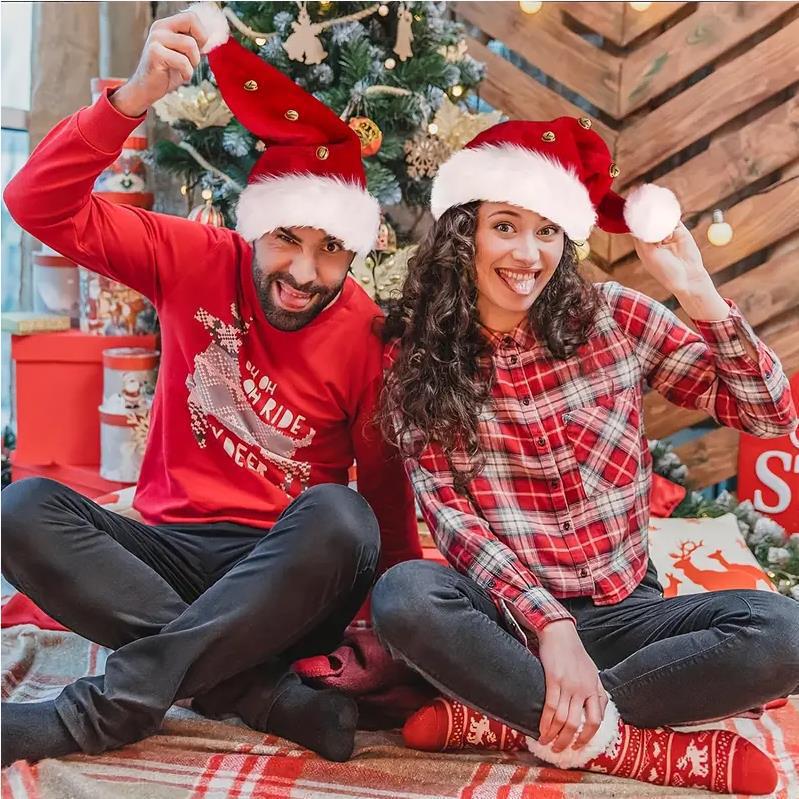 Jingle Bell Santa Hat - Plush & Festive Additional Image 4