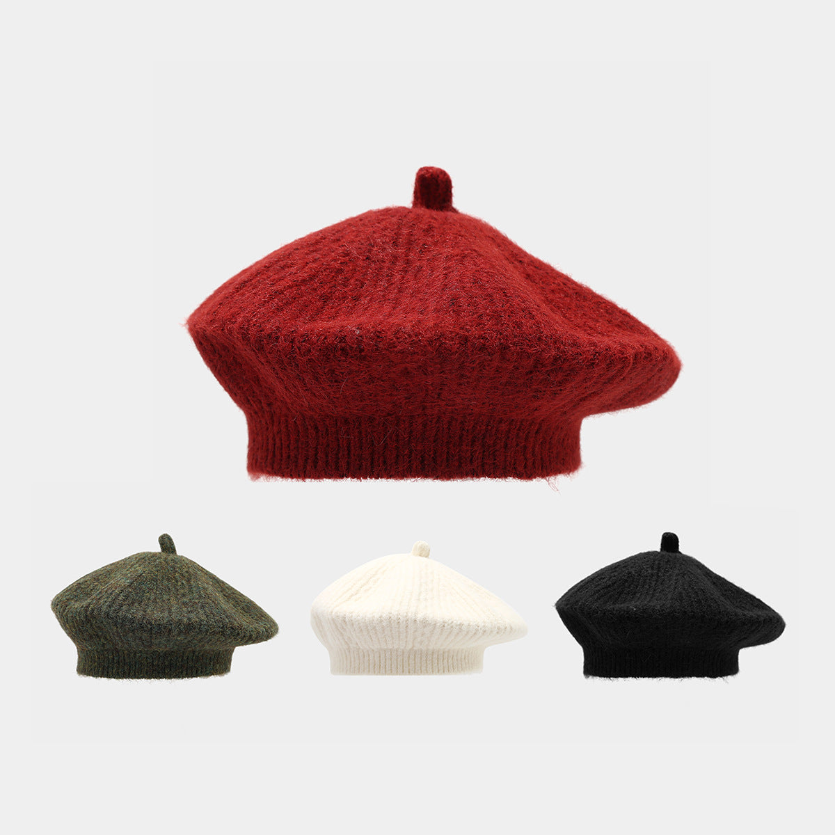 Chic Korean Wool Beret - Painter Hat for Fall & Winter Additional Image 4