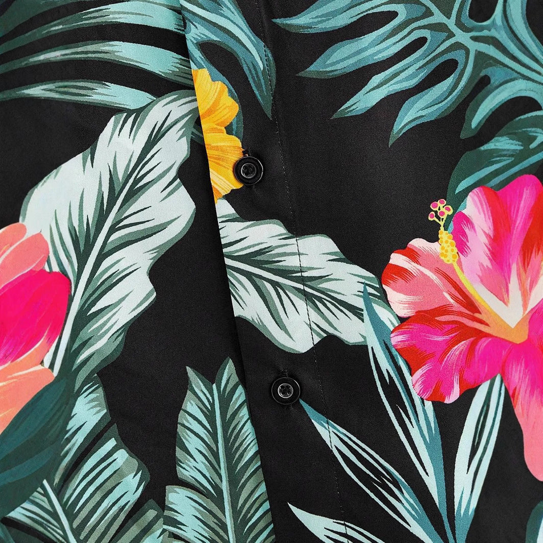 Men's Digital Print Hawaiian Shirt - 2025 Summer Style Additional Image 4