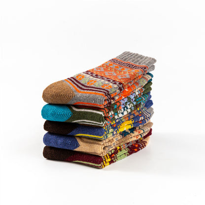 Cozy Rabbit Wool Blend Men's Mid-Tube Socks Additional Image 4