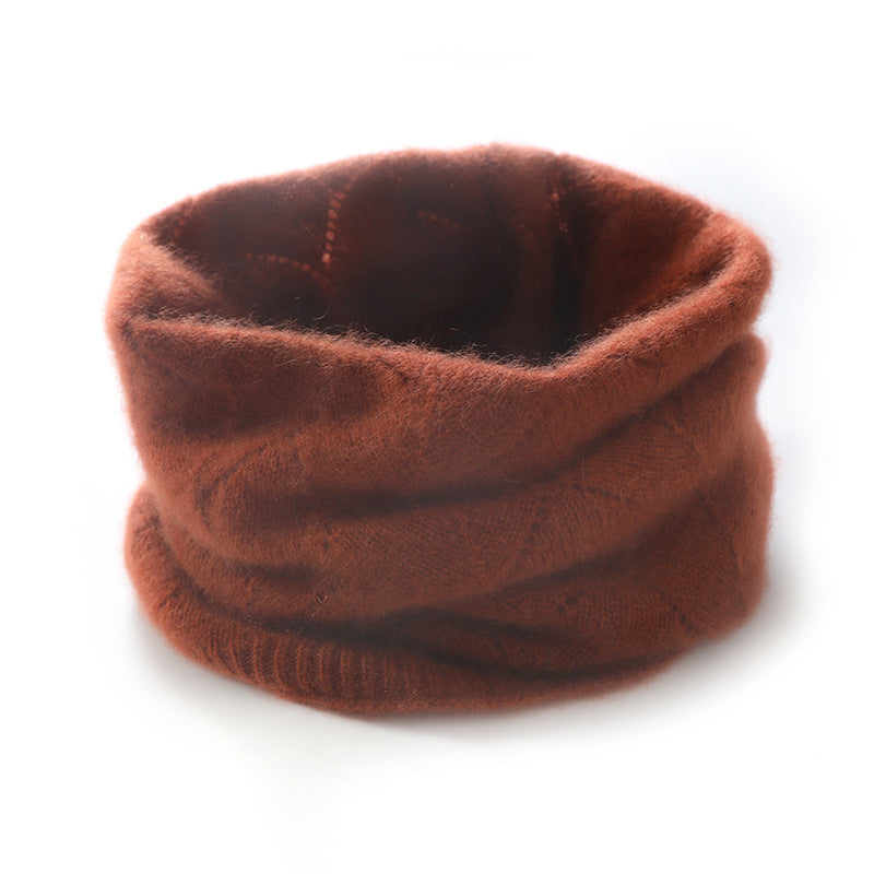 100% Pure Cashmere Knit Neck Warmer Snood Additional Image 4