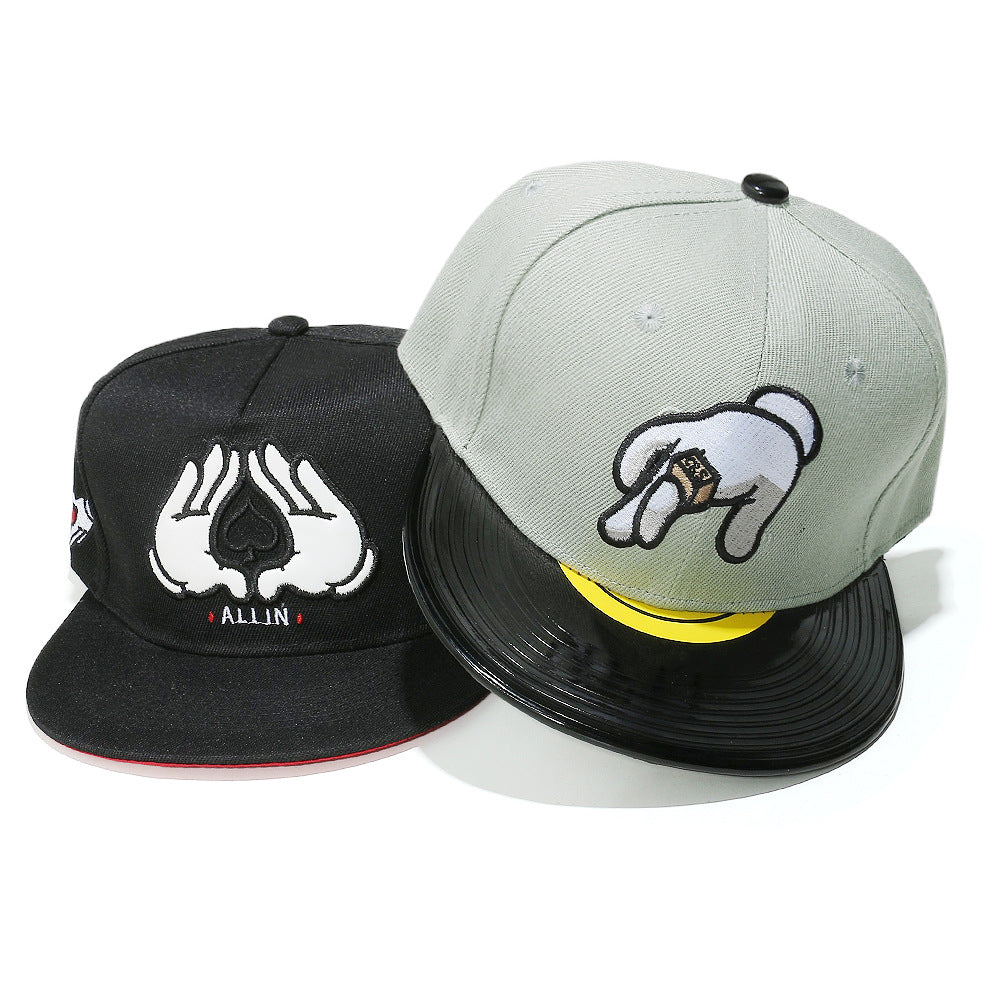 Retro Vinyl Record Hip-Hop Baseball Cap Additional Image 4