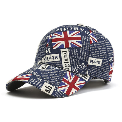 Patriotic Baseball Cap: UK & USA Flag Style Additional Image 4
