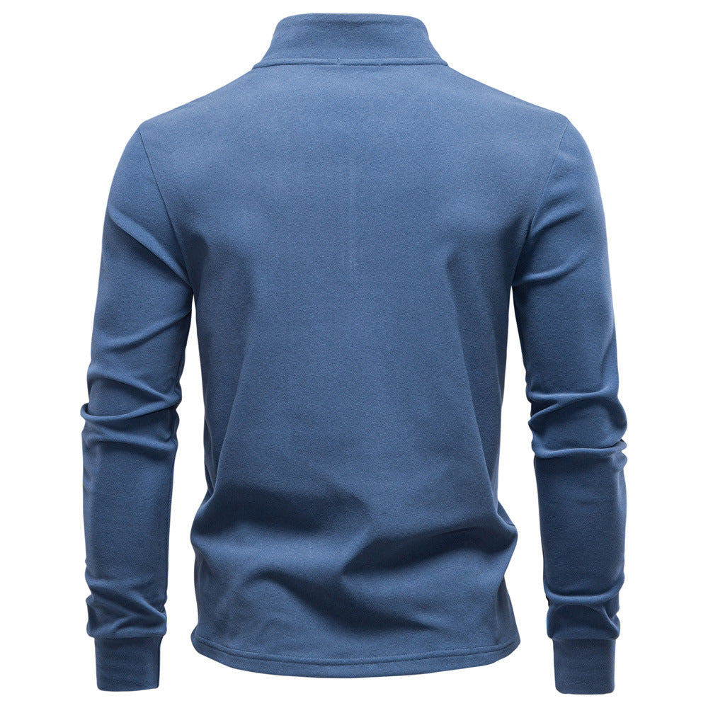 Men's Thermal Half-Zip Sweatshirt: Warm & Stylish Additional Image 4