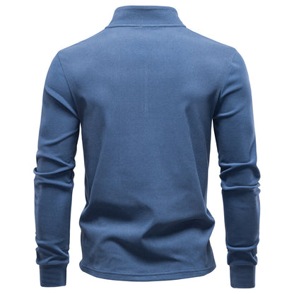 Men's Thermal Half-Zip Sweatshirt: Warm & Stylish Additional Image 4