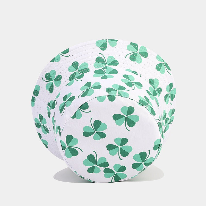 Reversible Clover Bucket Hat - Chic Sun Protection Additional Image 4