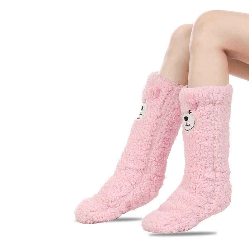 Cozy Non-Slip Fleece Lined House Socks for Women Additional Image 4