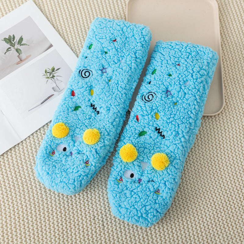 Cozy Cartoon Animal Fleece Socks Additional Image 4