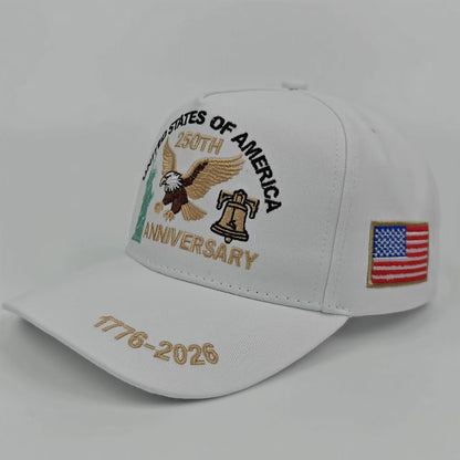 250th Anniversary American Independence Embroidered Cap Additional Image 4