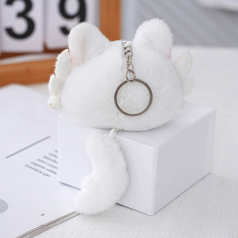 Cute Kitty Plush Keychain with Bell Additional Image 4