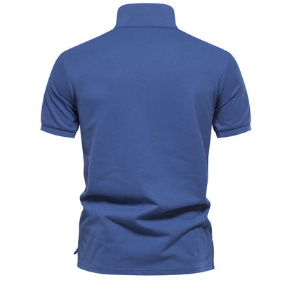Men's Gradient Cotton Polo Shirt Additional Image 4