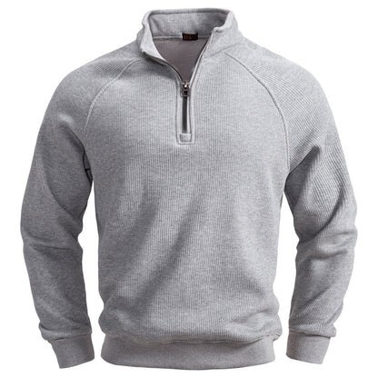 Men's Fleece-Lined Half-Zip Sweatshirt Additional Image 4