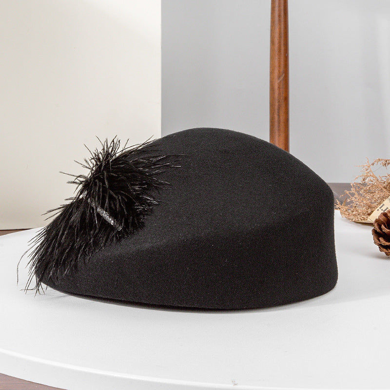 Stylish French Wool Beret Hat for Women Additional Image 4