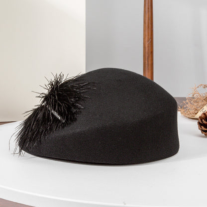 Stylish French Wool Beret Hat for Women Additional Image 4