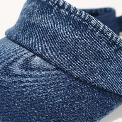 Retro Denim Literary Cap: British & Japanese Style Additional Image 4