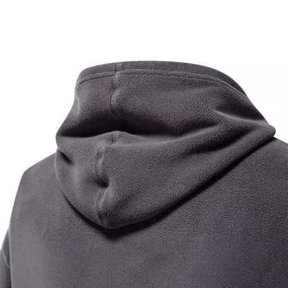 Men's Polar Fleece Hoodie: Ultimate Winter Warmth Additional Image 4