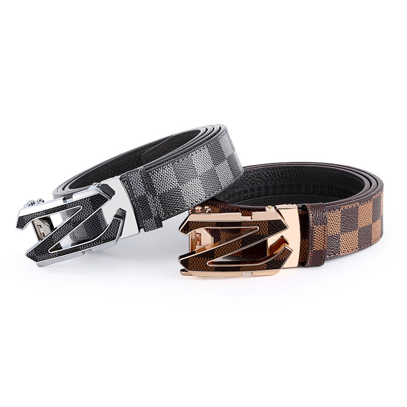 Men's Automatic Leather Belt: Business & Casual Additional Image 4