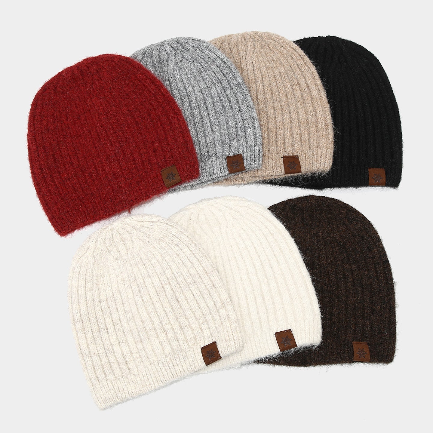 Chic Striped Wool Blend Beanie - Cozy Winter Hat Additional Image 4