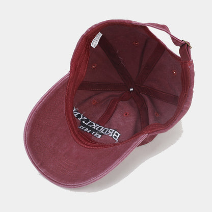 Vintage Washed Letter Baseball Cap | Casual Sun Protection Additional Image 4