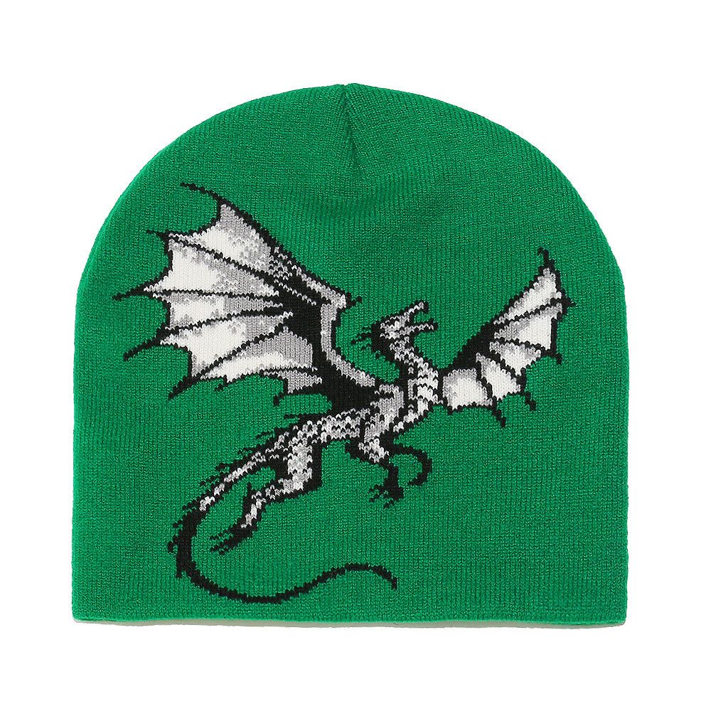 Cute Dinosaur Knit Hat - Cozy Winter Beanie Additional Image 4