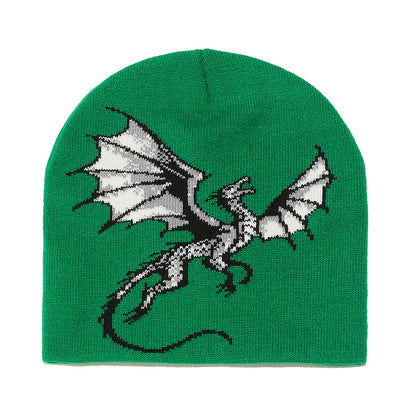 Cute Dinosaur Knit Hat - Cozy Winter Beanie Additional Image 4