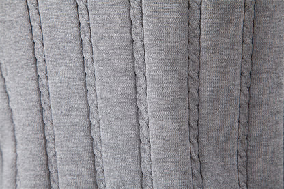 Men's V-Neck Cable Knit Vest: Smart Business Casual Additional Image 4