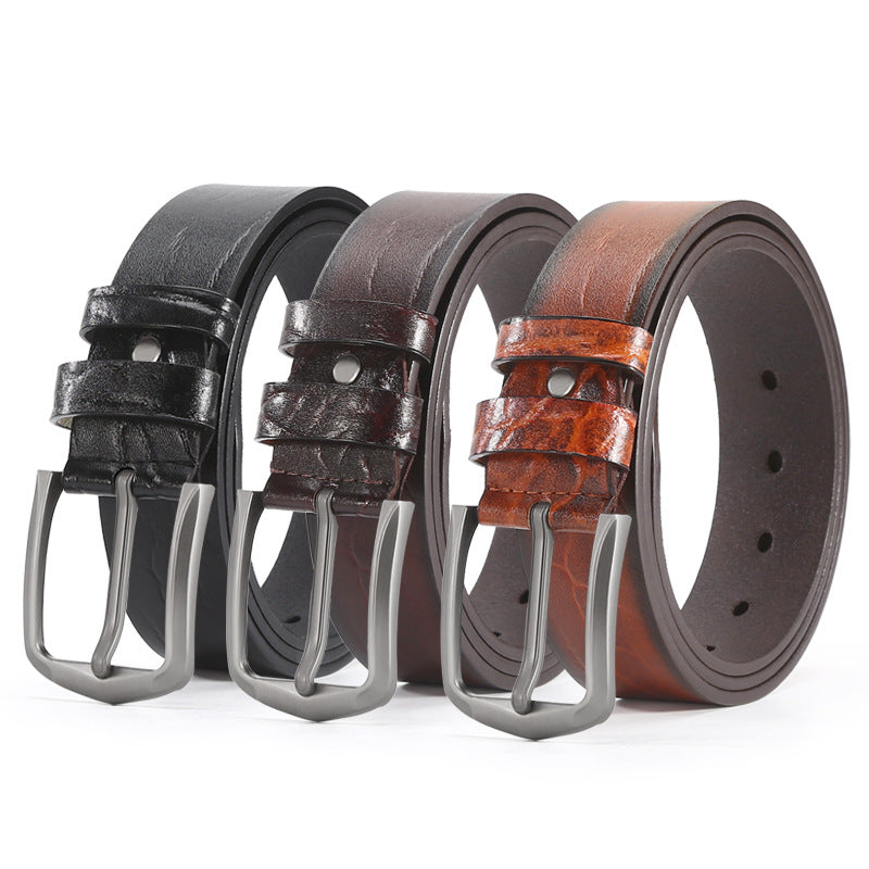 Retro Pin Buckle Belt for Men - Classic Business Casual Additional Image 4