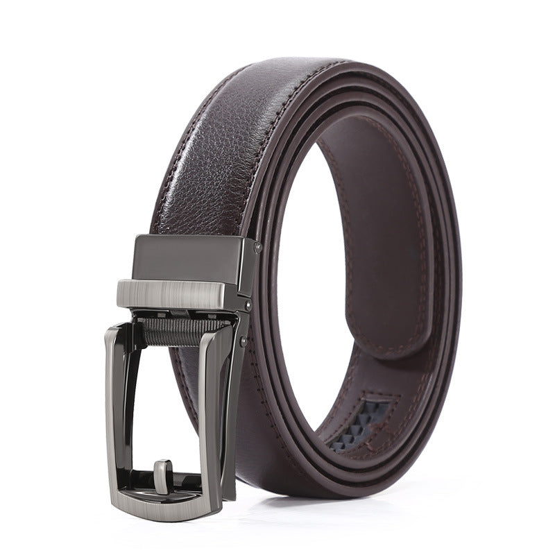 Men's Reversible Leather Belt - Black & Brown Additional Image 4