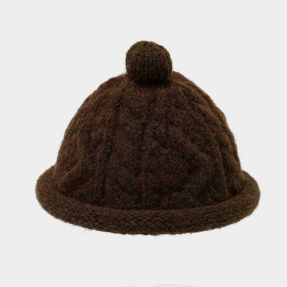 Cozy Cable Knit Beanie with Pom - Japanese Style Additional Image 4