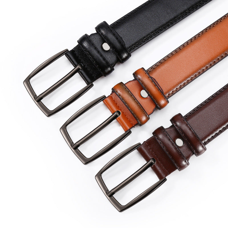Classic Pin Buckle Belt: Korean Style for Men Additional Image 4