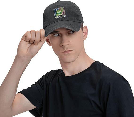 Vintage Washed Cotton Dad Hat - Retro Print Baseball Cap Additional Image 4