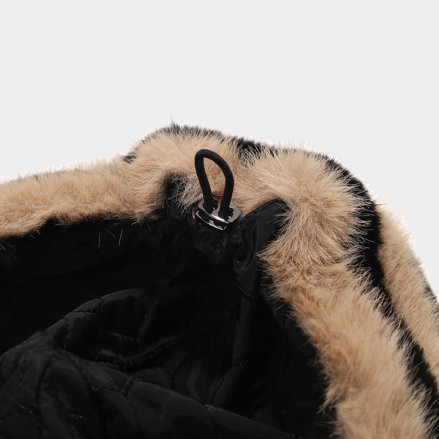 Cozy Zebra Cat Ear Plush Baseball Cap Additional Image 4