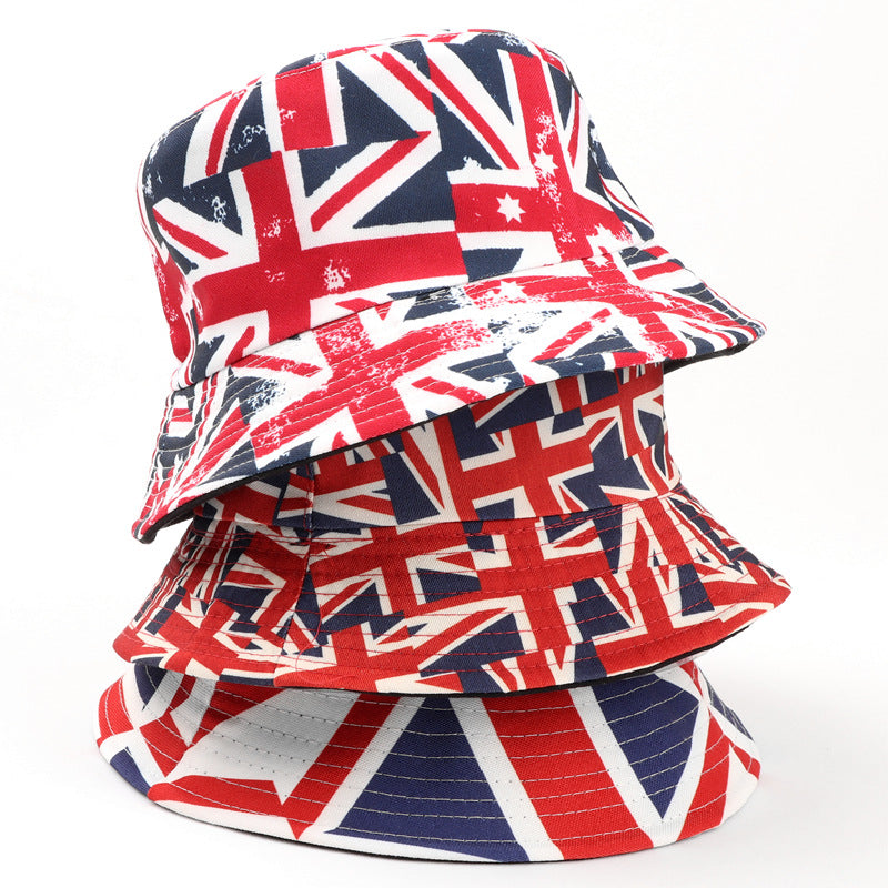British Flag Reversible Bucket Hat - Sun Protection Additional Image 4