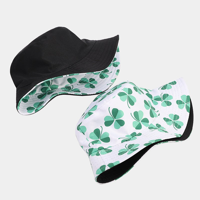 Reversible Clover Bucket Hat - Chic Sun Protection Additional Image 5