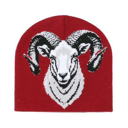 Cozy Sheep Face Knit Beanie - Warm Earflap Hat Additional Image 5