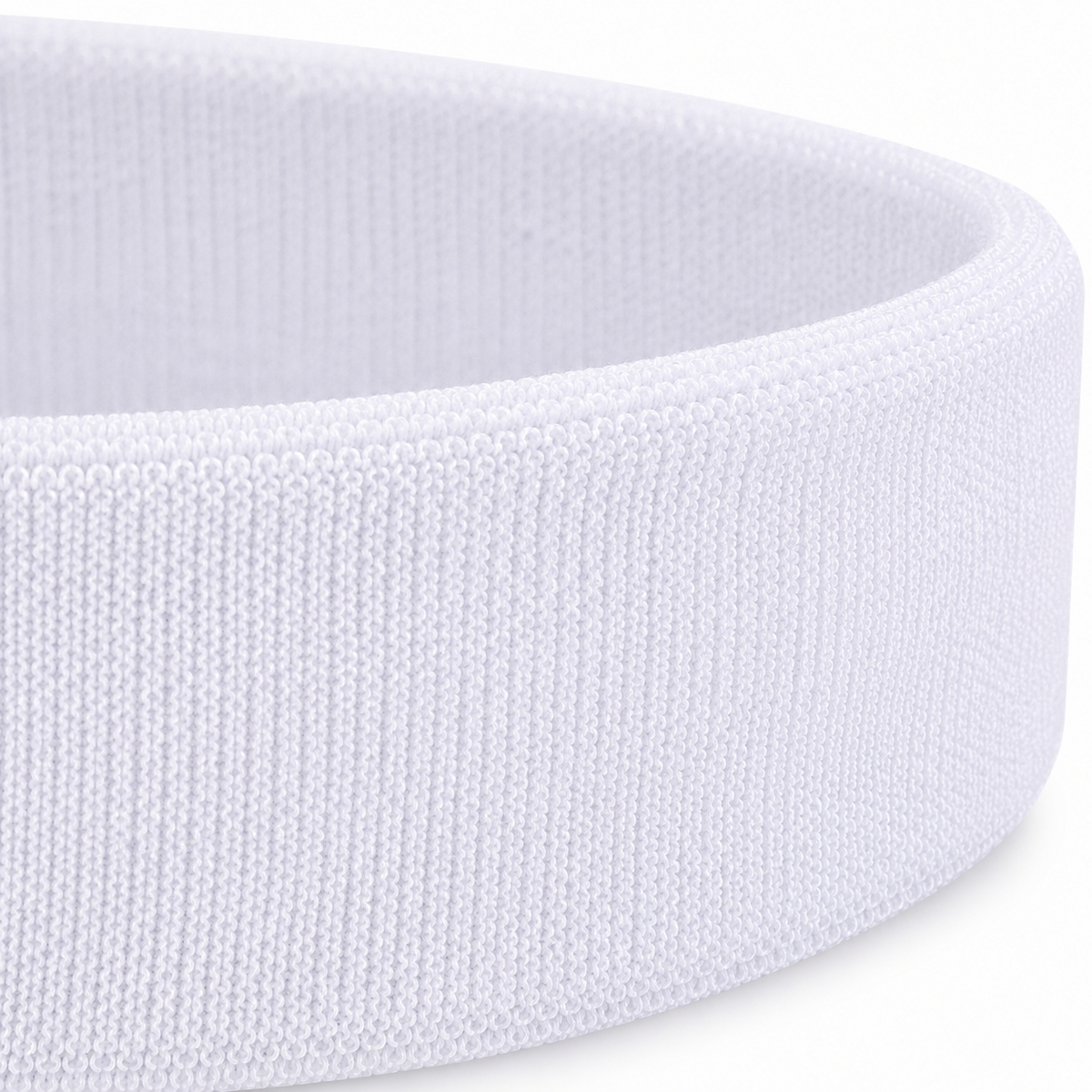 Premium Knitted Sports Headband for Sweat Control — close-up detail of a secondary structural feature