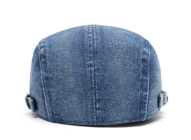 Stylish Denim Beret Hat for Men & Women Additional Image 5