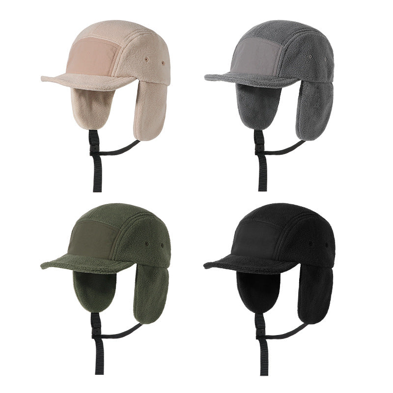 Warm Fleece Baseball Cap with Ear Protection Additional Image 5